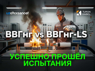 Испытания кабеля на огнестойкость в Узбекистане: почему их проходят не все и как показал себя Turon Kabel